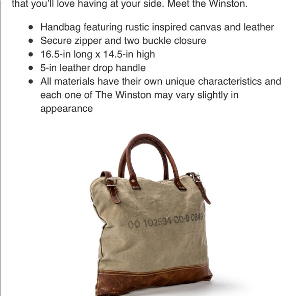 The Barrel Shack Large Tote. SALE 4/19 - Picture 4 of 5